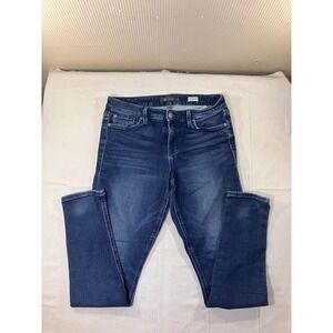 Level 99 Eliza Skinny Mid Rise Jeans Blue Wash Size 28
